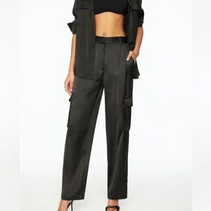 NWT DYNAMITE Satin Izabel trouser